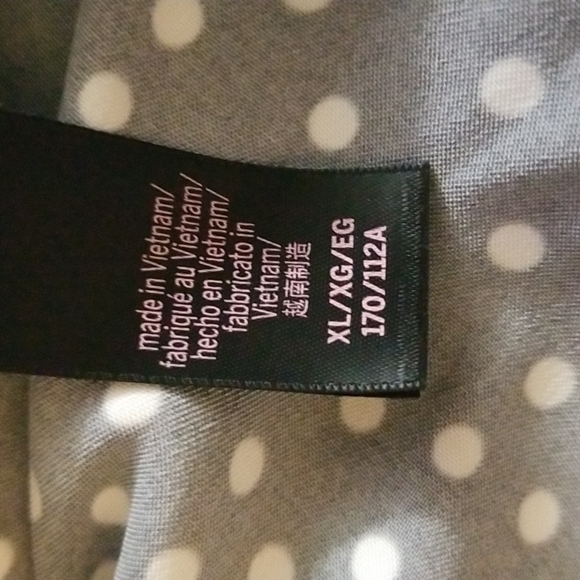 Victoria's secret NEW,Sexy Short Night gown Black/white Dots Stretchy - Picture 4 of 7